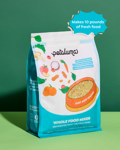 3 lb bag of Petaluma Whole Food Mixer — makes 10 pounds of fresh dog food