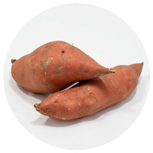 Organic sweet potato