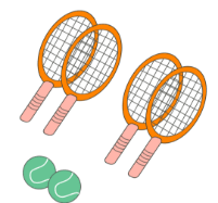 Tennis rackets land use