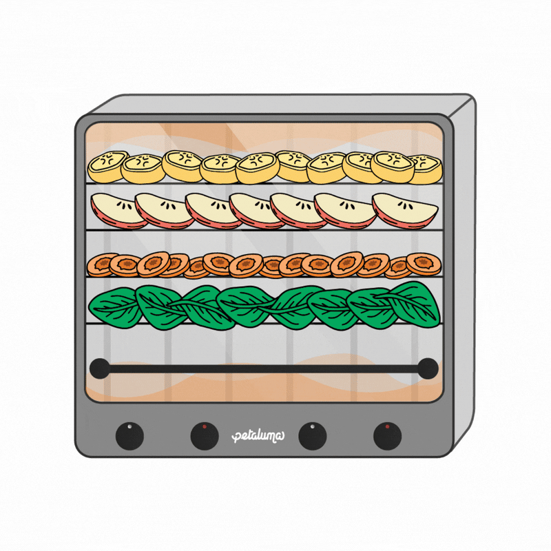 Petaluma dehydration process